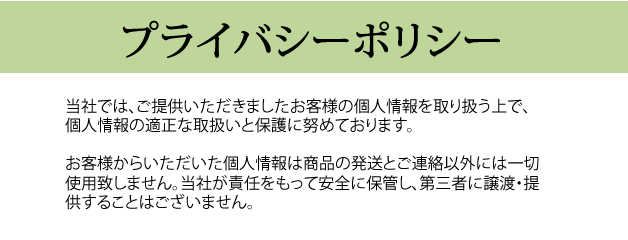 プライバシーポリシーについて